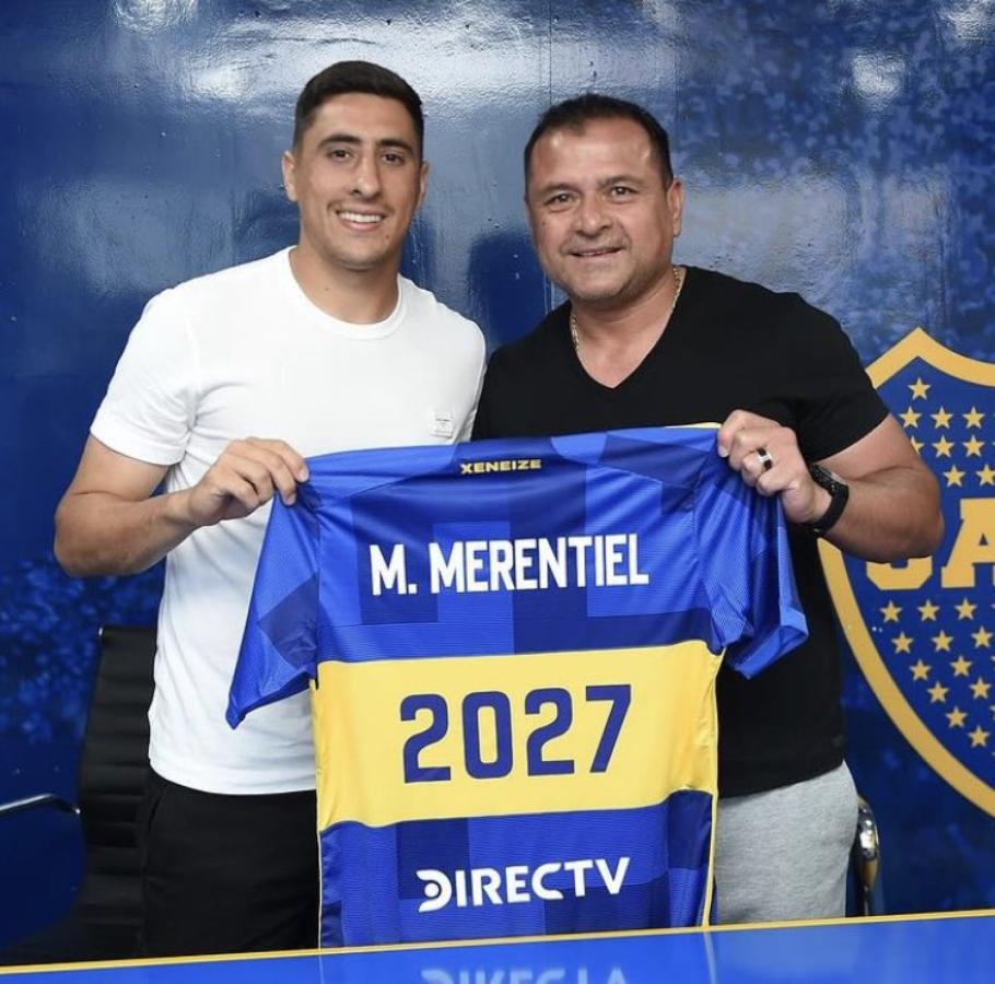 Imagen Miguel Merentiel extendió su contrato con Boca hasta 2027.