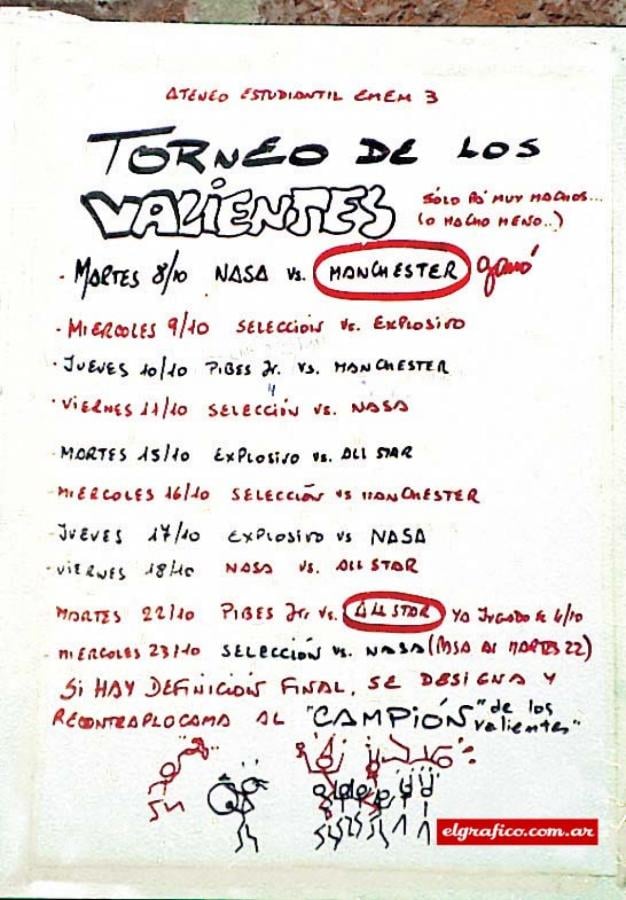 El anuncio del Torneo de los Valientes.
