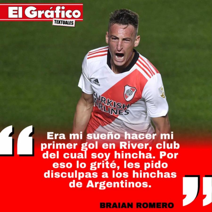 Braian Romero, la gran figura de la noche en La Paternal.