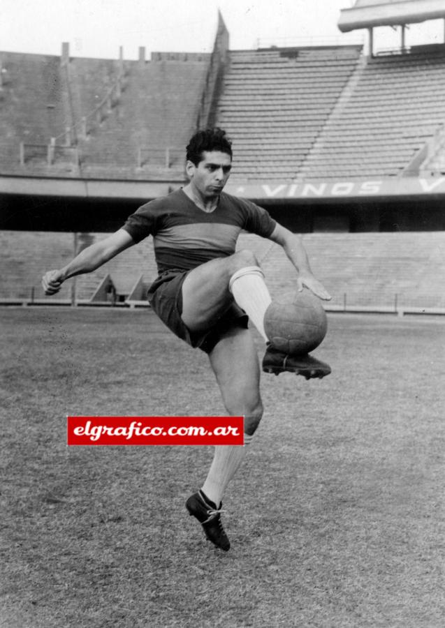 Martino en Boca. Fugaz paso en 1950.