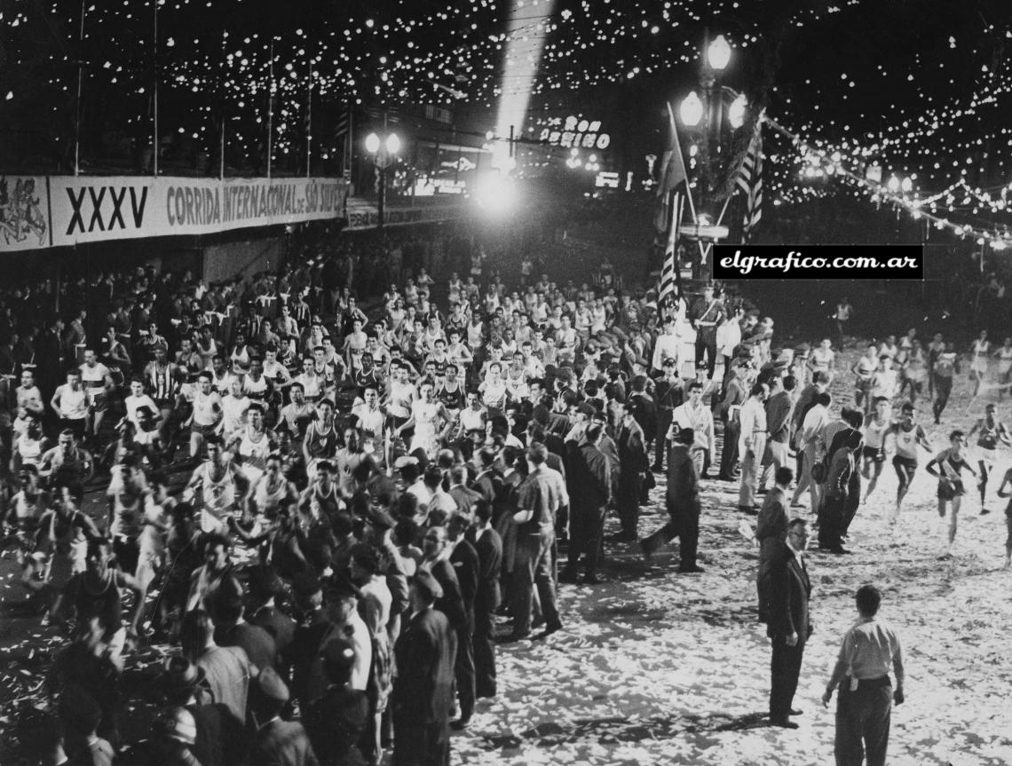 Imagen  Largada de San Silvestre 1959.