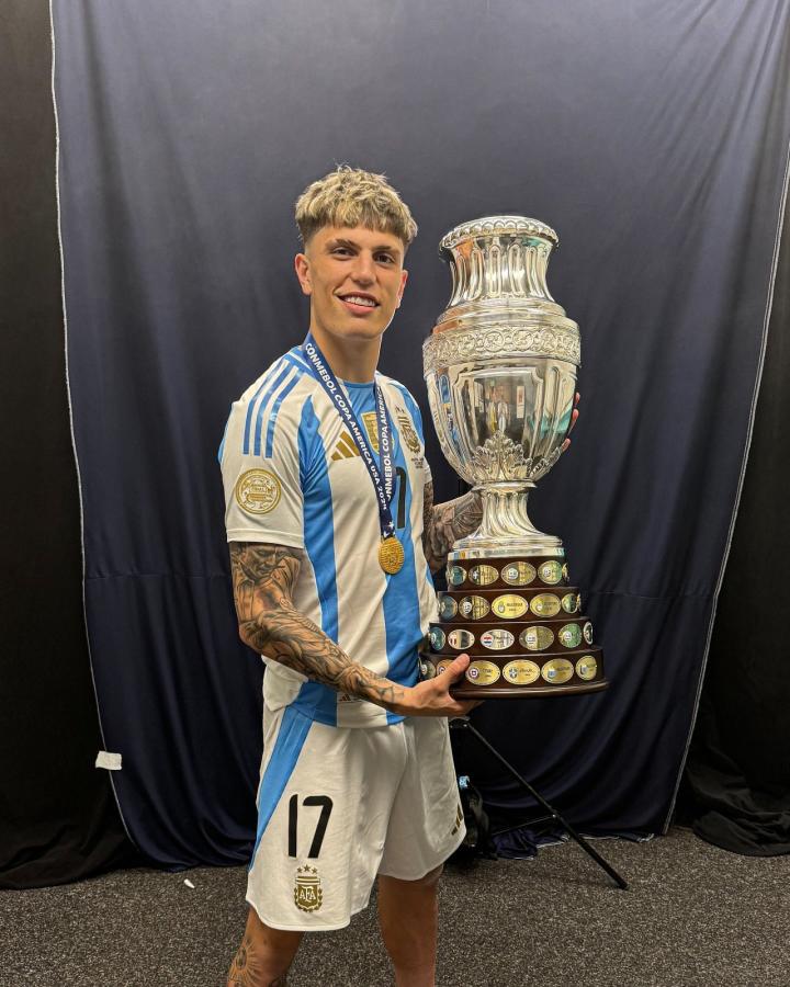 Imagen Garnacho integró el plantel campeón de América en los Estados Unidos.