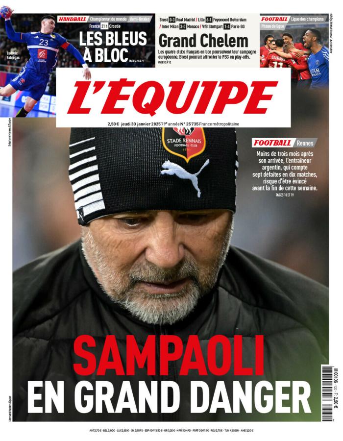 Imagen Ayer Sampaoli peligraba en Rennes y hoy habría sido despedido según L'Equipe.