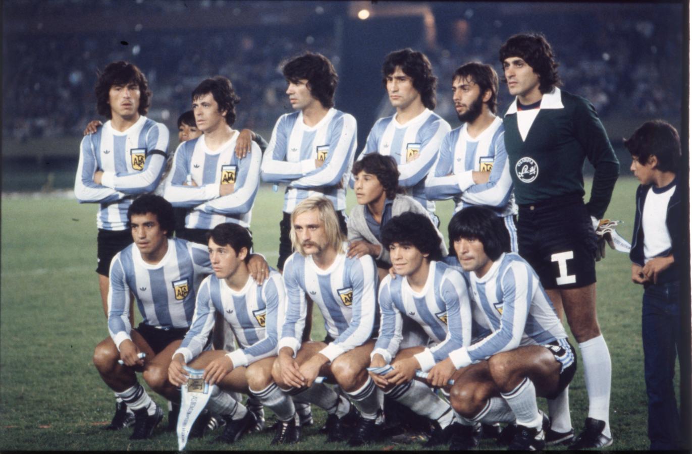 Imagen La formación de Argentina ante Bulgaria en 1979