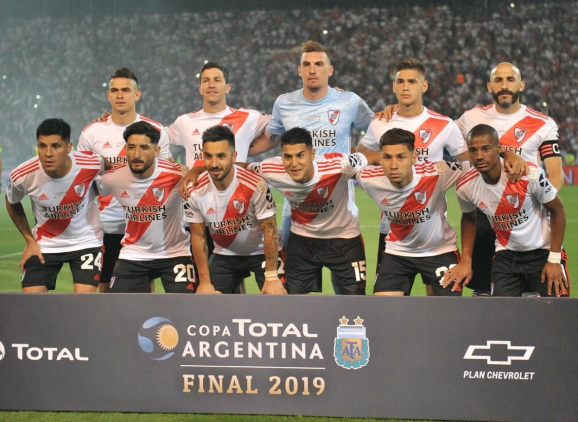 Los once de River que saldrán a la cancha.