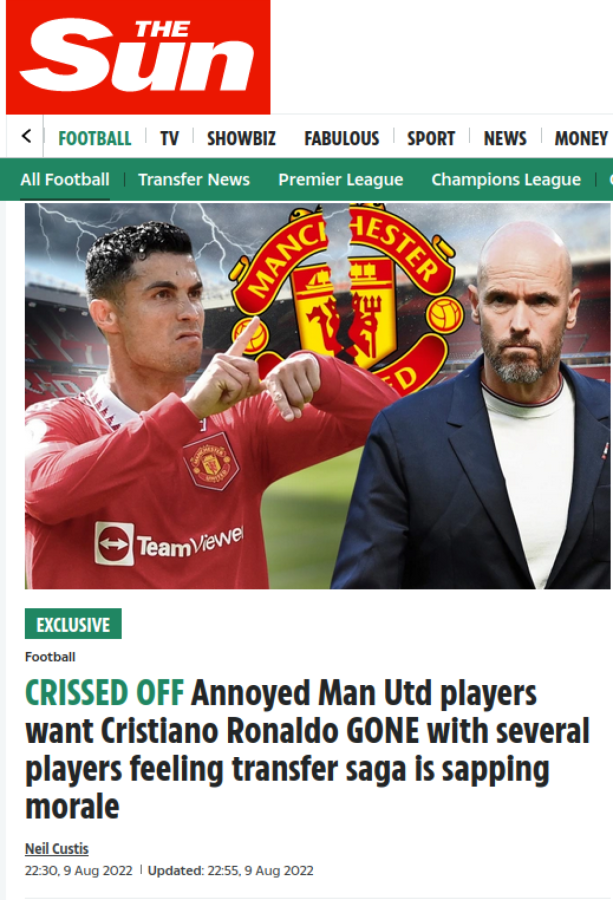 Imagen Cirsis en el United.