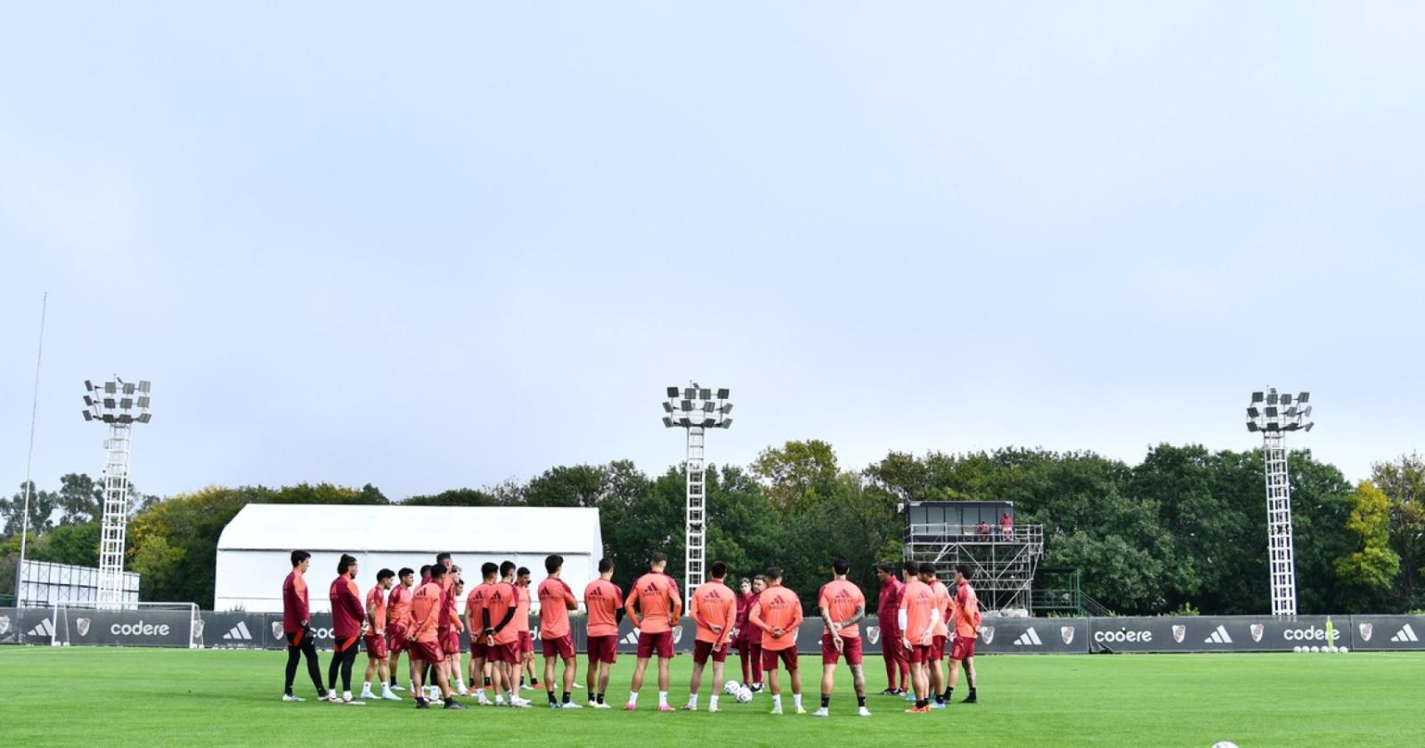 Imagen Gallardo en el River Camp. Este jueves Salas tendrá su primera práctica.