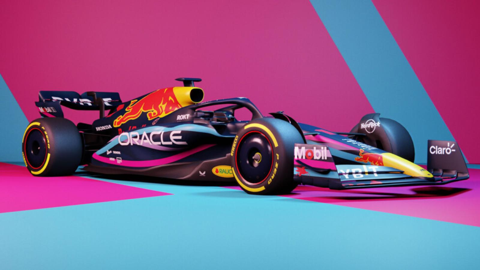 El Red Bull para el GP de Miami, diseñado por una argentina El Gráfico