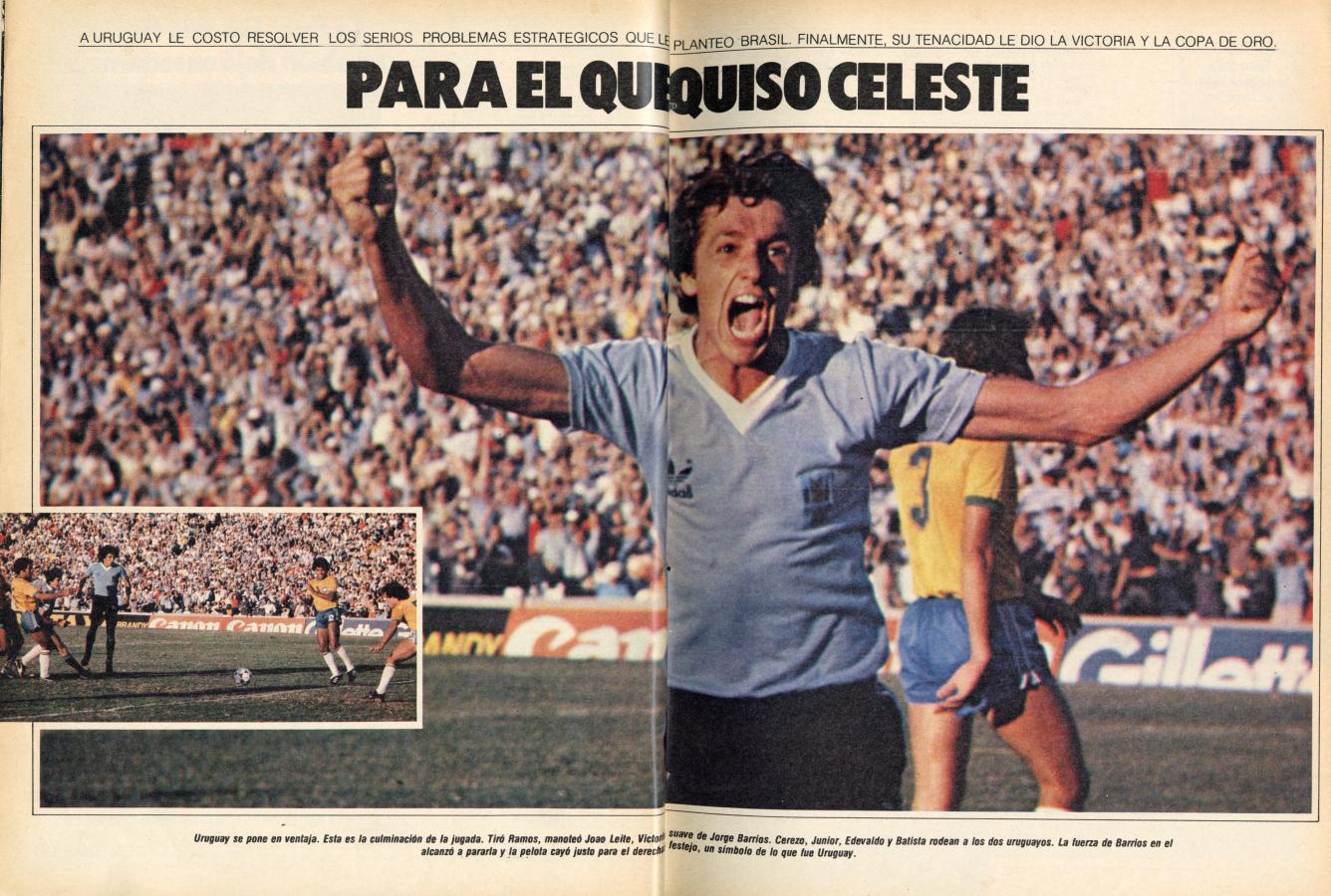 Imagen Uruguay campeón del Mundialito: así lo retrató El Gráfico
