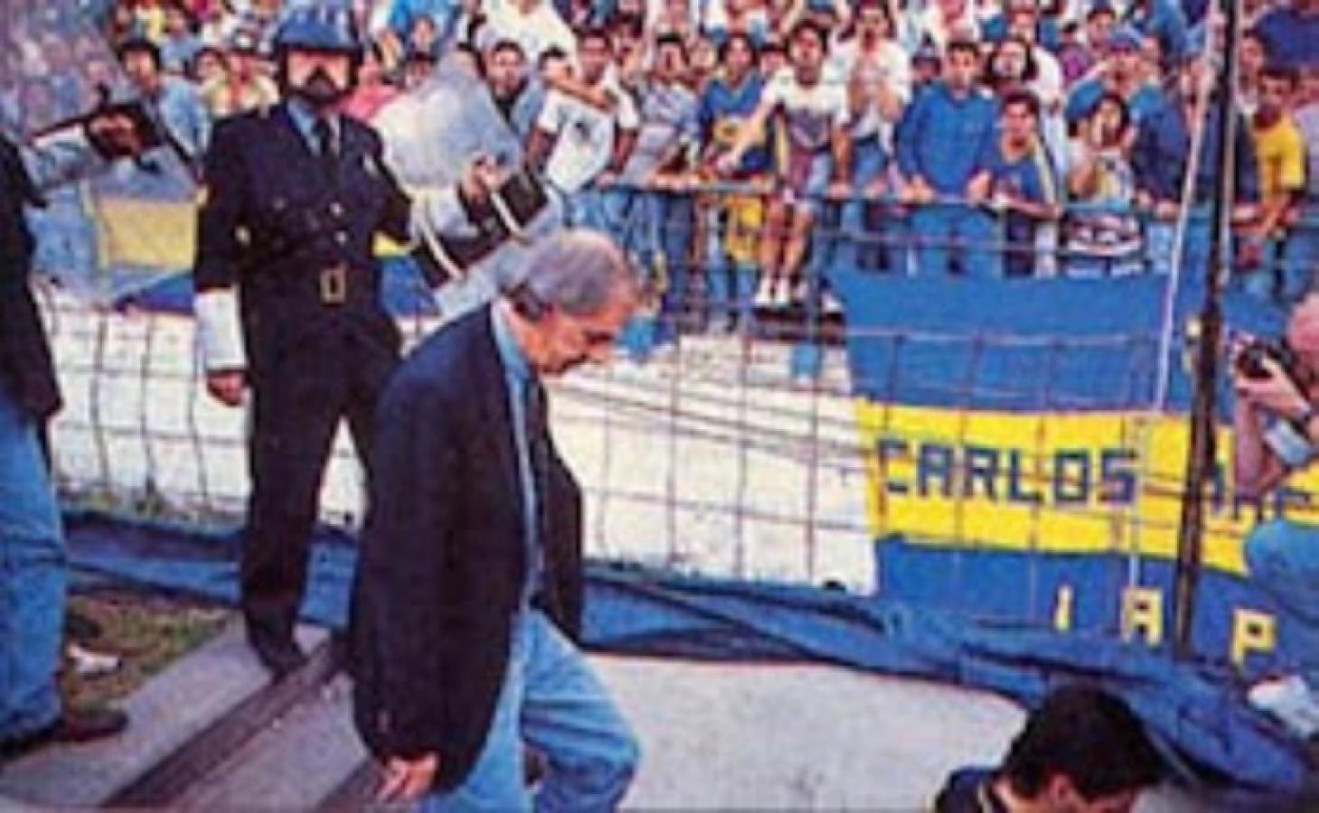 Imagen Menotti se va de Boca tras ser goleado por River a fines de 1994.