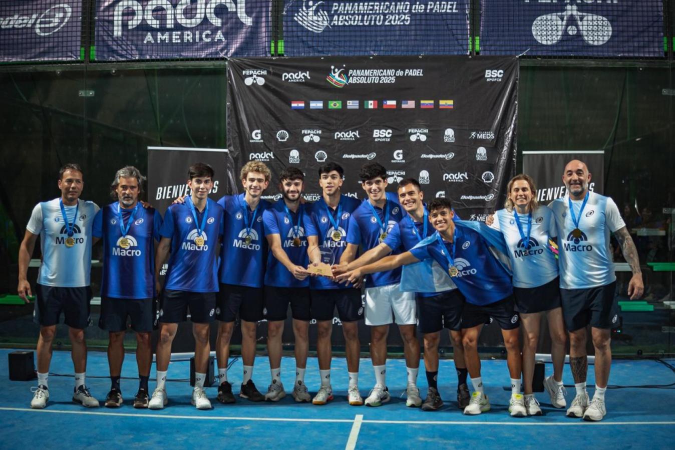 Imagen de Argentina se consagró en el Panamericano Absoluto de Pádel 2025