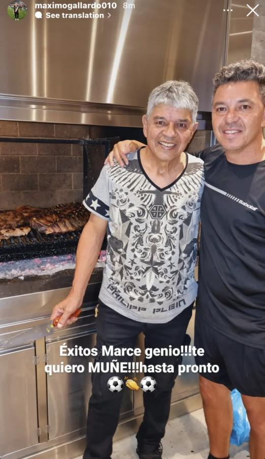 Imagen El asado de despedida de los Gallardo.