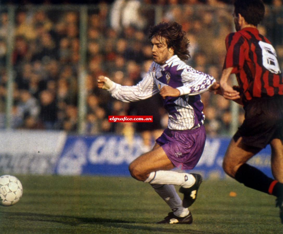 Imagen Referente absoluto en Fiorentina, enfrentando al Milan.
