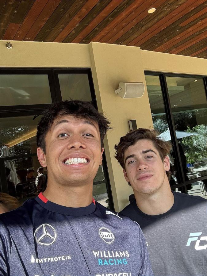 Imagen Colapinto eligió a su amigo Alex Albon.