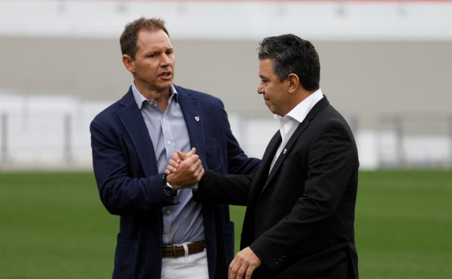 Imagen Brito y Gallardo continúan trabajando en el armado del plantel.