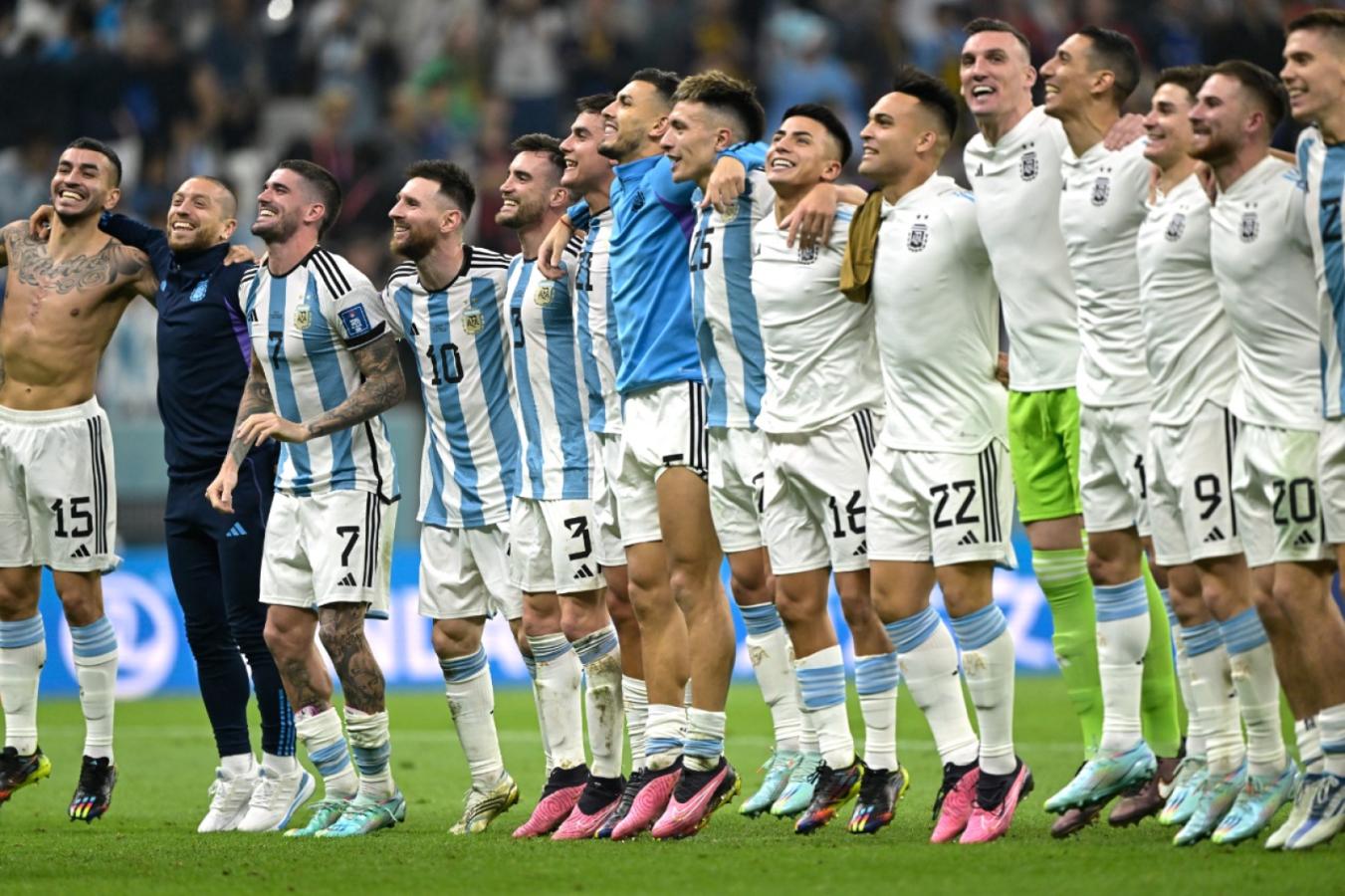 Imagen Argentina festeja el triunfo ante Croacia en Qatar 2022