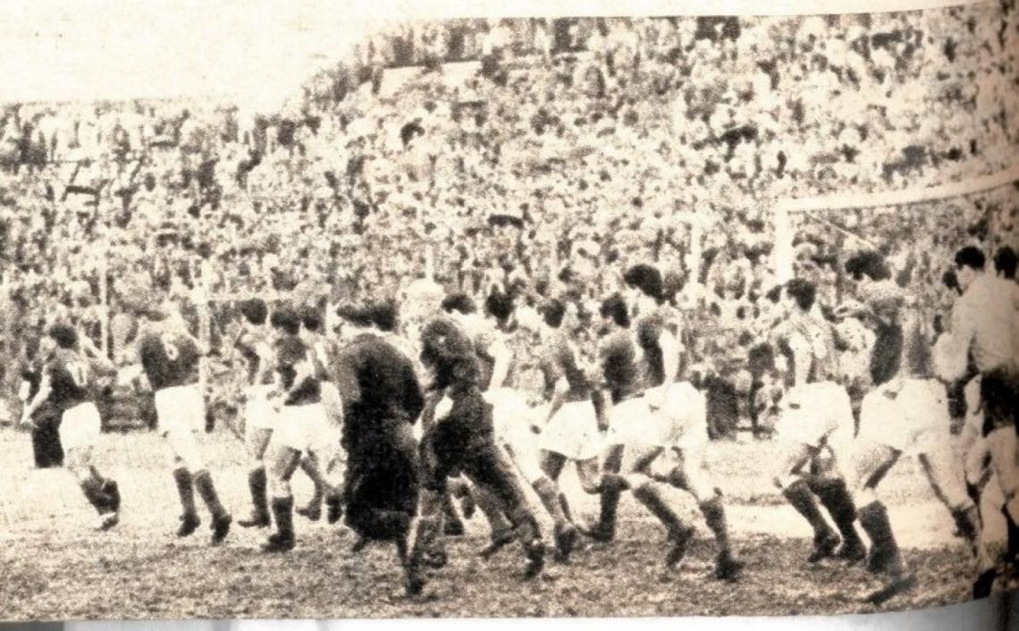 La vuelta olímpica.
