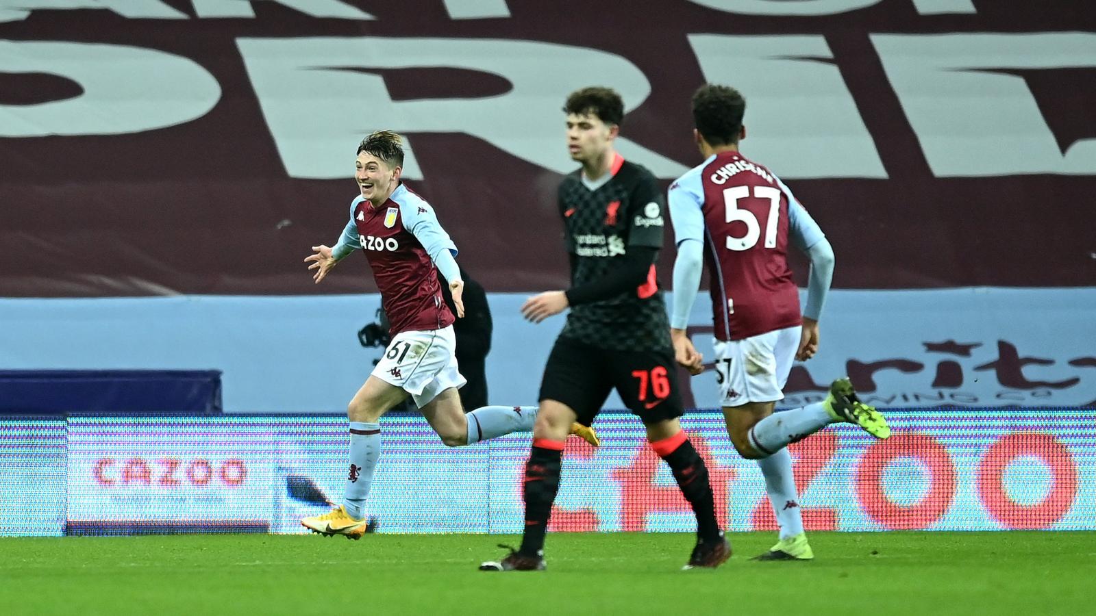 Imagen Debut en Primera y gol para Louie Barry, justo ante Liverpool. El sueño del pibe, en su máxima expresión. Iban 1-1.
