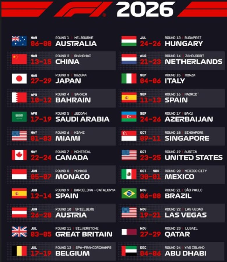 Imagen El calendario 2026