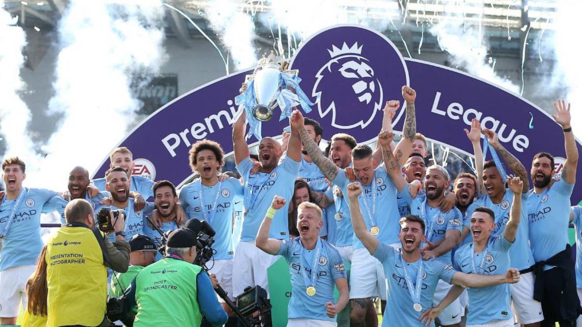 Imagen Manchester City campeón de Premier 2018/19.