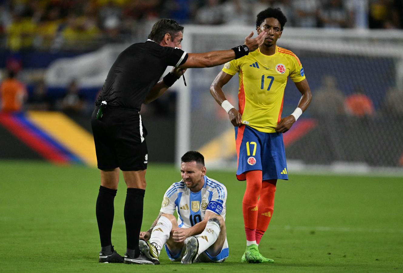 Imagen Claus fue el encargado de impartir justicia en la última final de Copa América. Foto: AFP