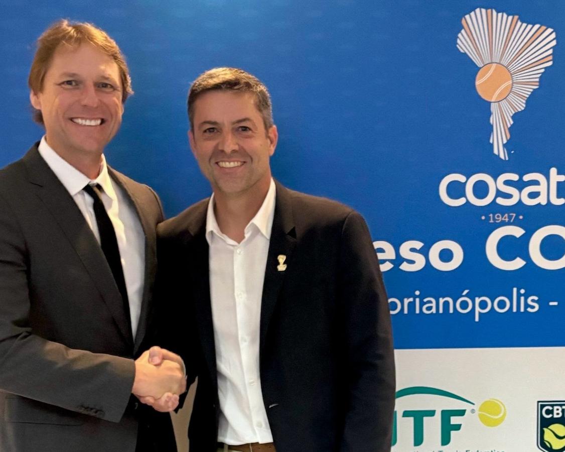 Imagen Rafael Westrupp y Agustín Calleri, máximos dirigentes de la COSAT.