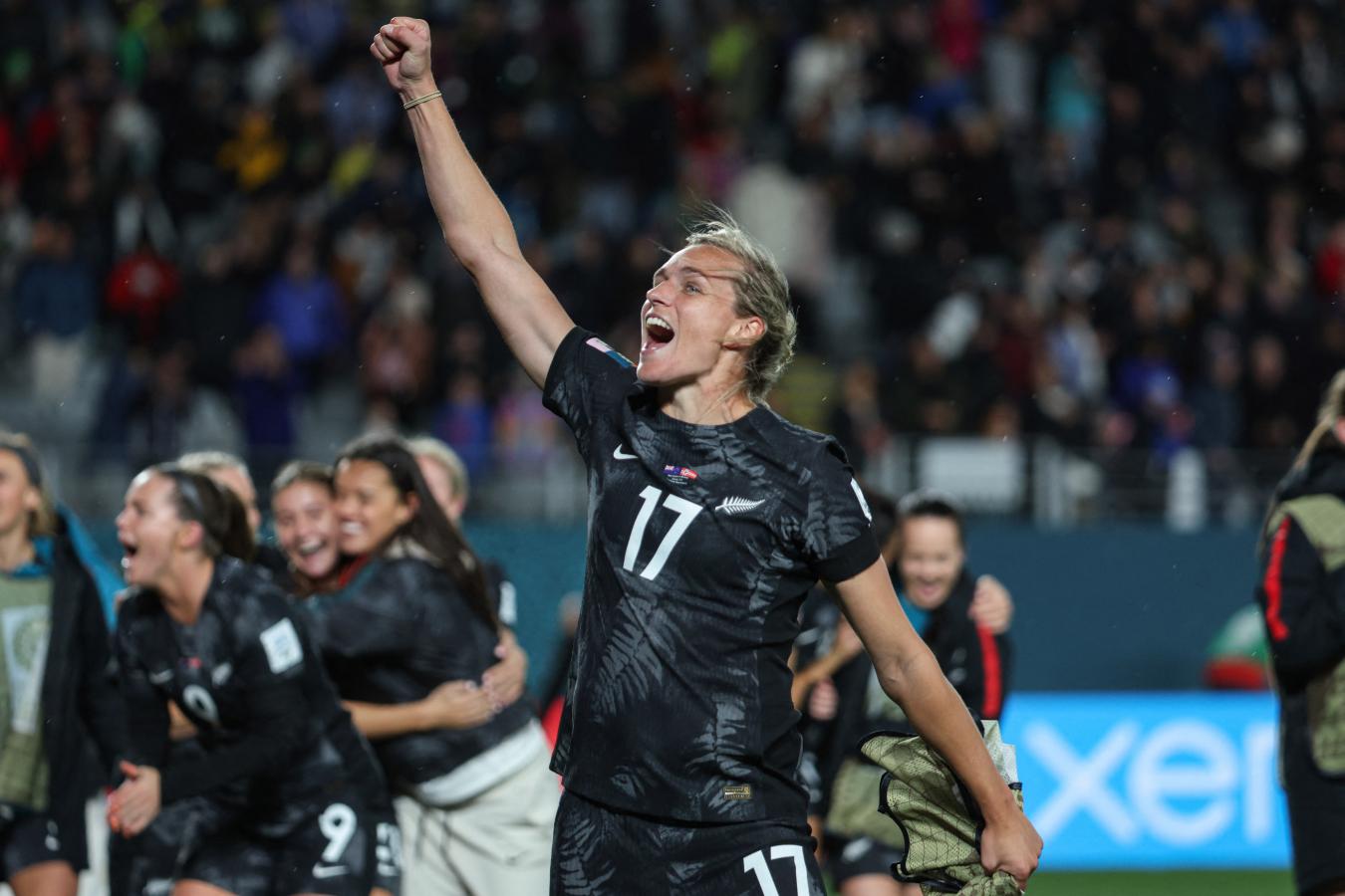 Imagen Wilkinson, autora del gol del triunfo de Nueva Zelanda en el arranque del Mundial Femenino.