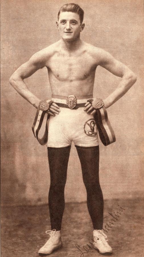 Imagen Luis Vicentini, brillante boxeador chileno