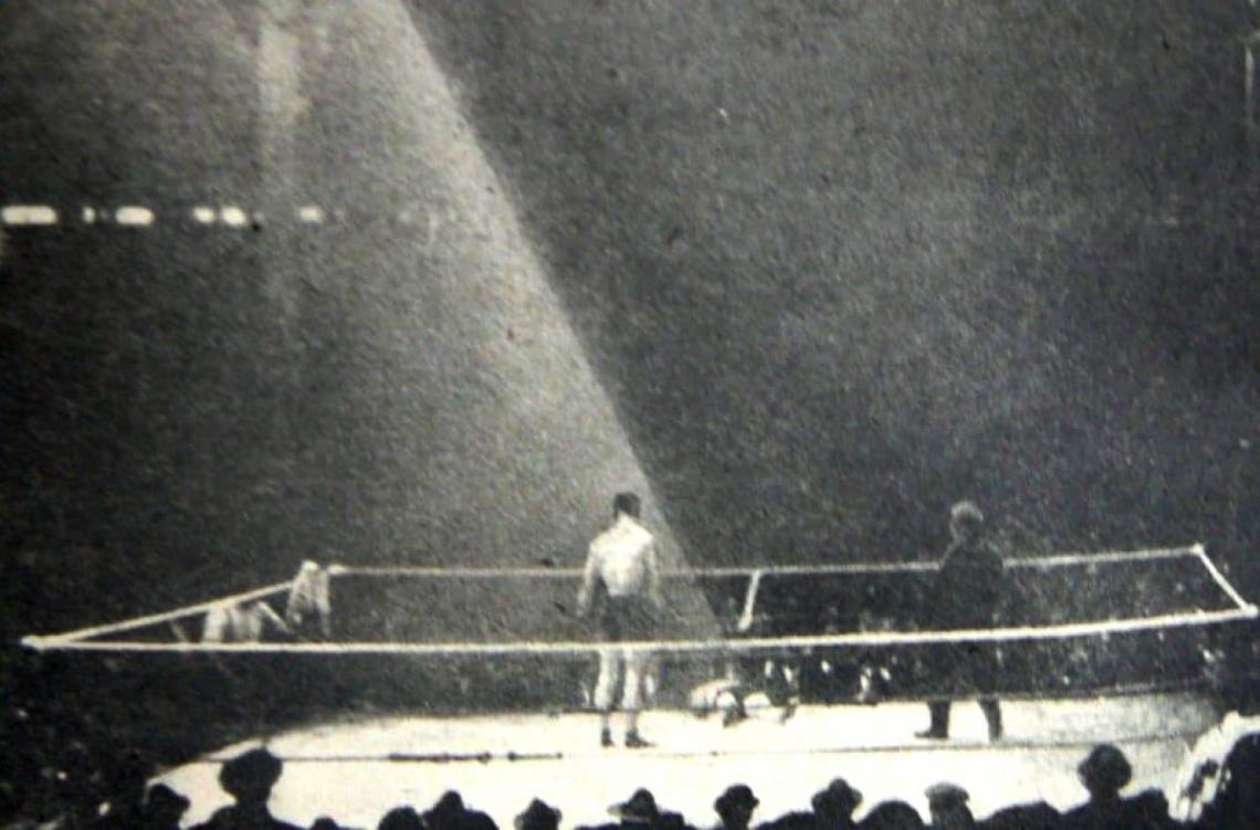Imagen Luther McCarty y la escena de la muerte en el ring.