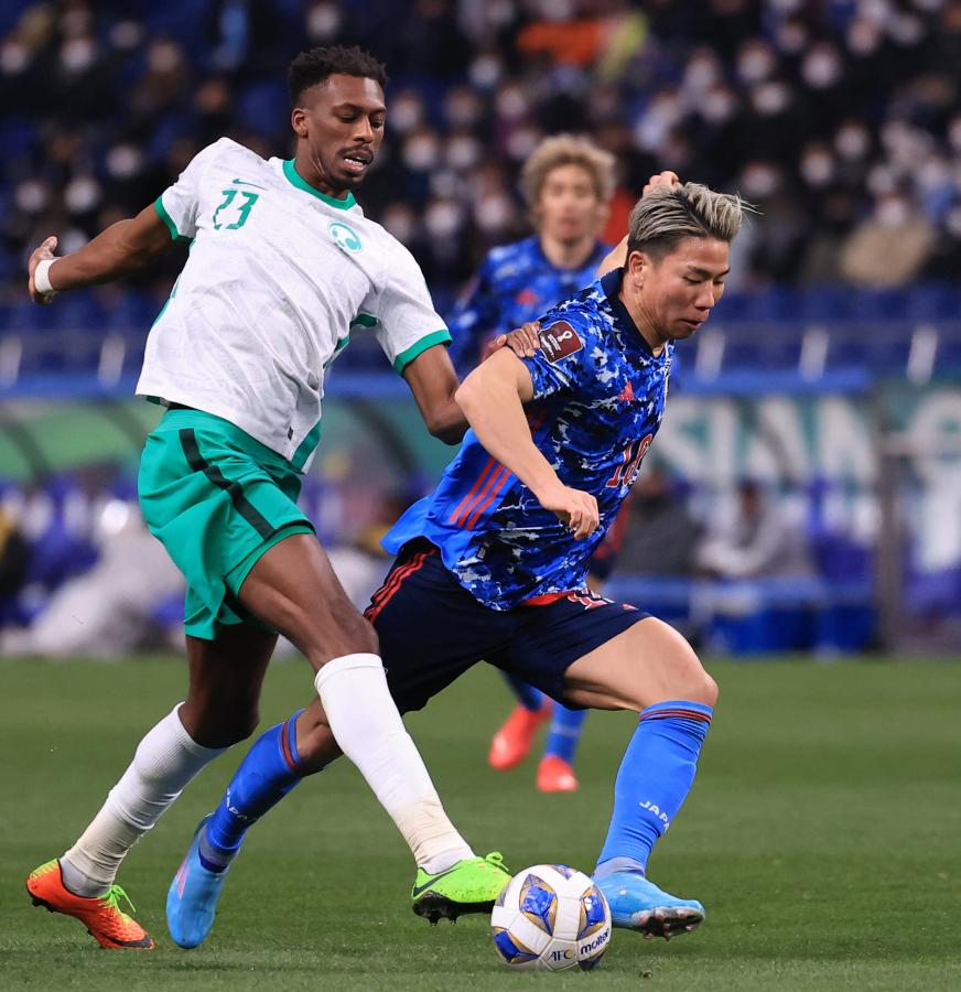 Imagen Japon derrotó 2 a 0 a Arabia Saudita. Keita Iijima / Yomiuri / The Yomiuri Shimbun via AFP