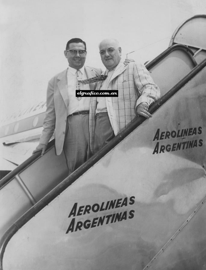Imagen Su colega de River Plate, su admirado Antonio V. Liberti. Impulsaron el "fútbol espectáculo".