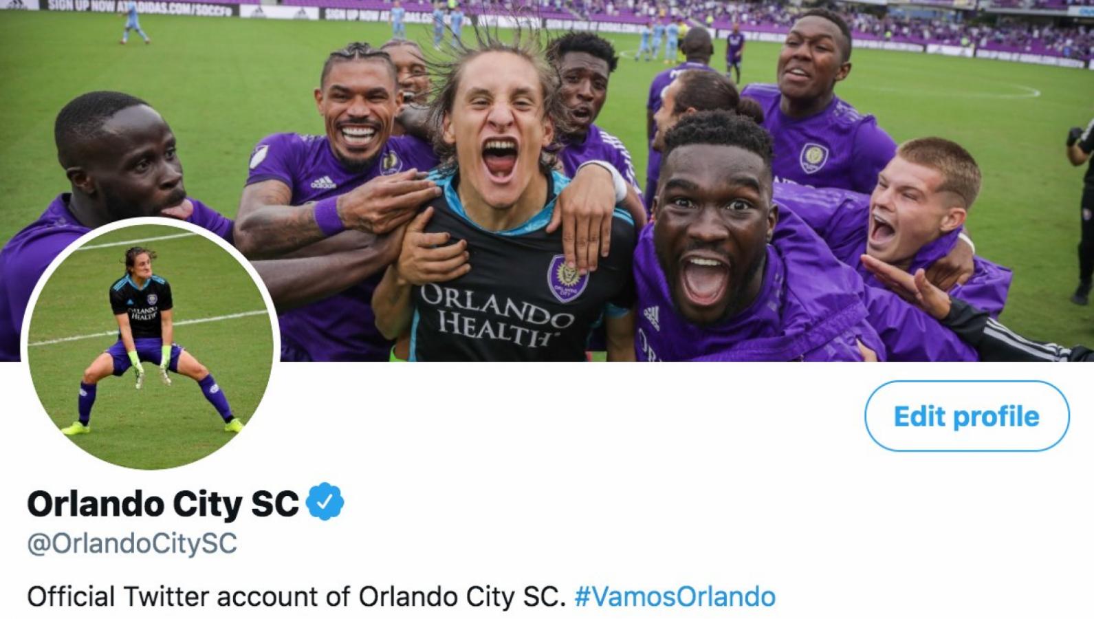 Imagen La cuenta de twitter de Orlando cambió su portada y puso al argentino en ella. Impresionante.