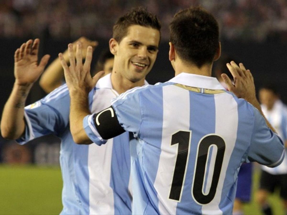 Imagen Gago y Messi, una exquisita sociedad.