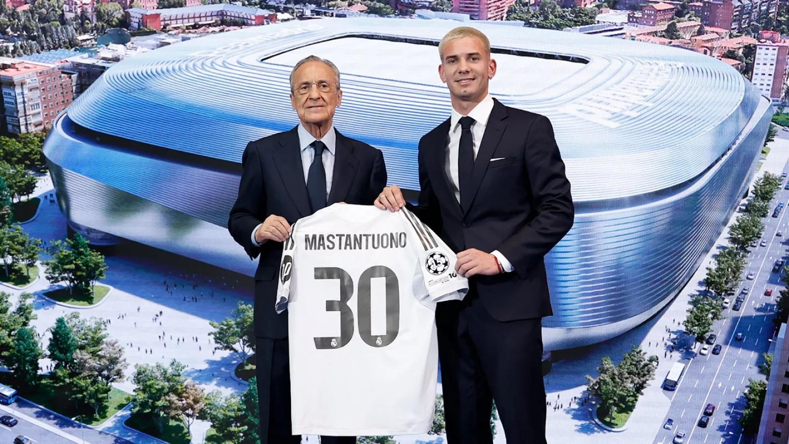 Imagen Franco Mastantuono utilizará el mismo número que en River: el 30.