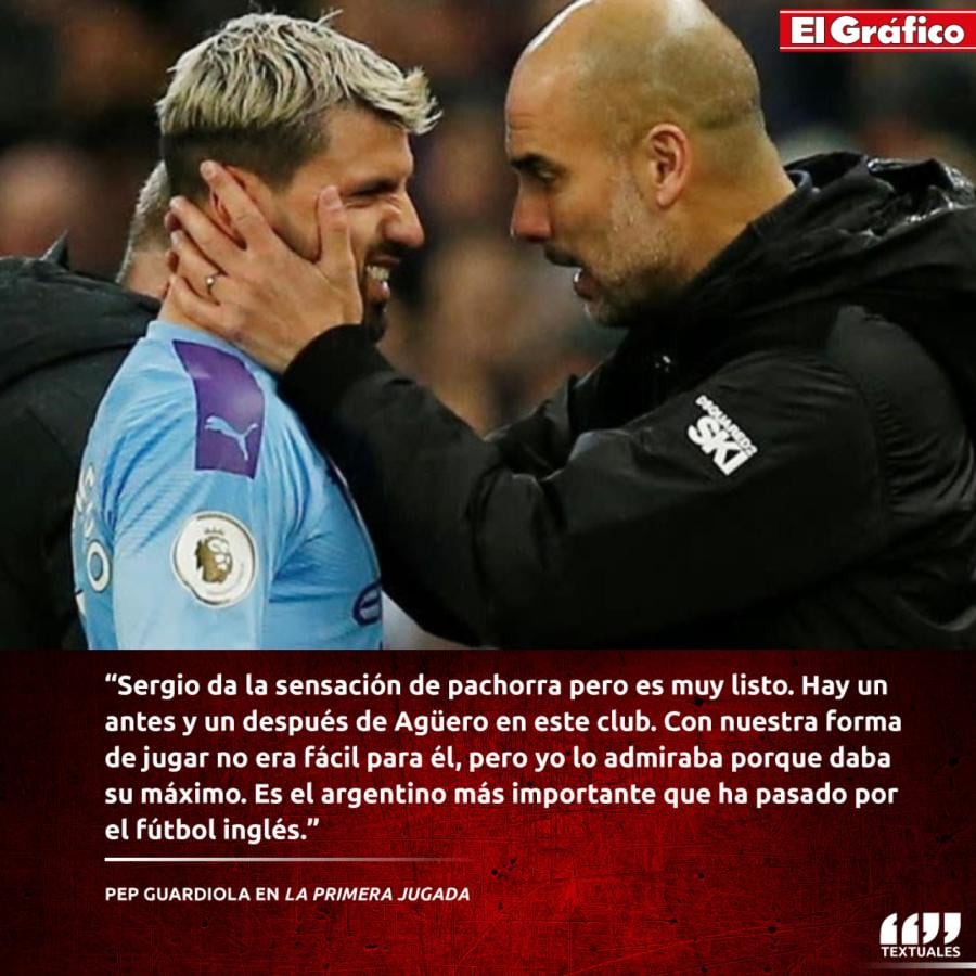 Imagen Guardiola sobre Agüero