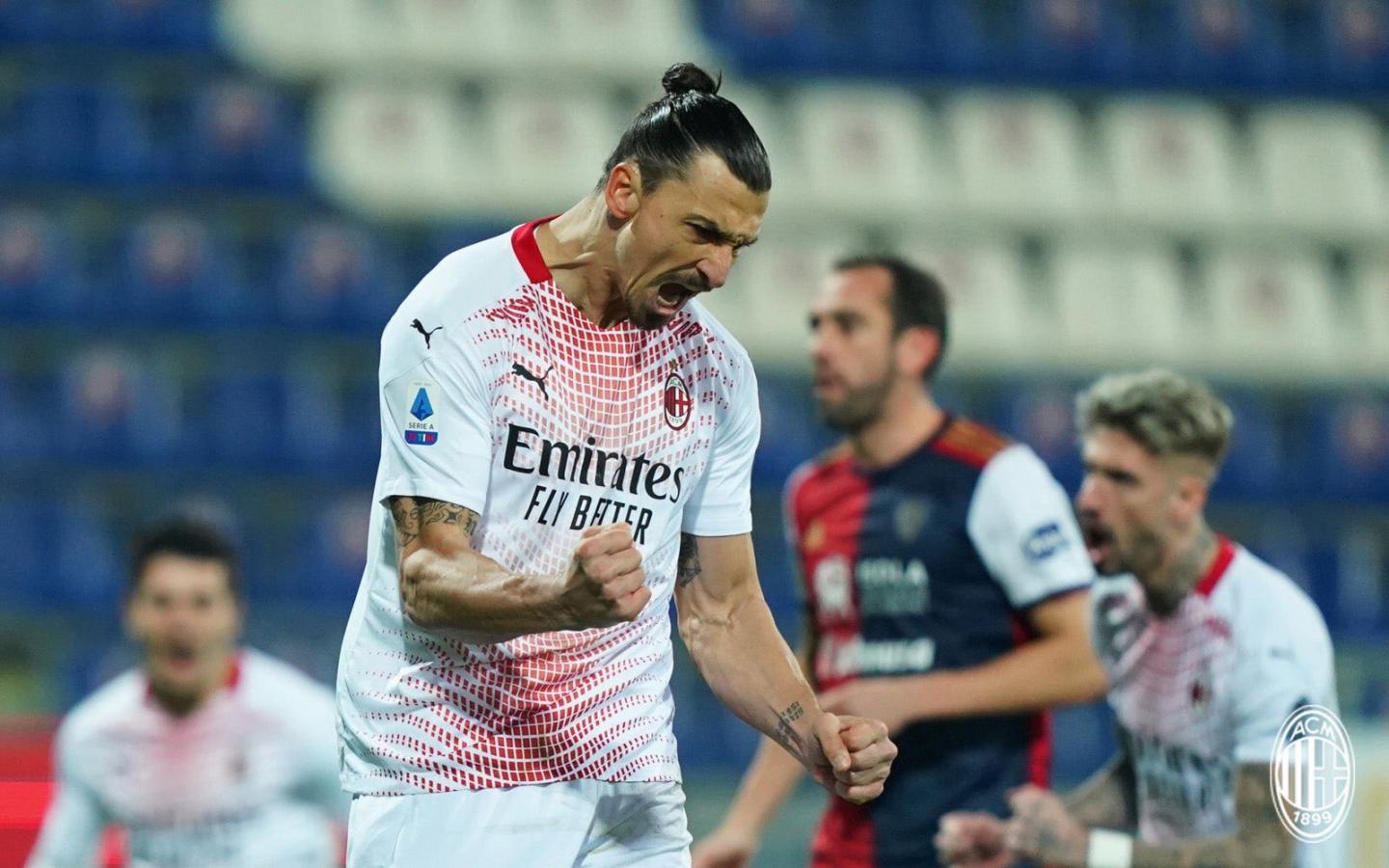 Imagen Zlatan suma 12 goles en 8 partidos jugados en la Serie A