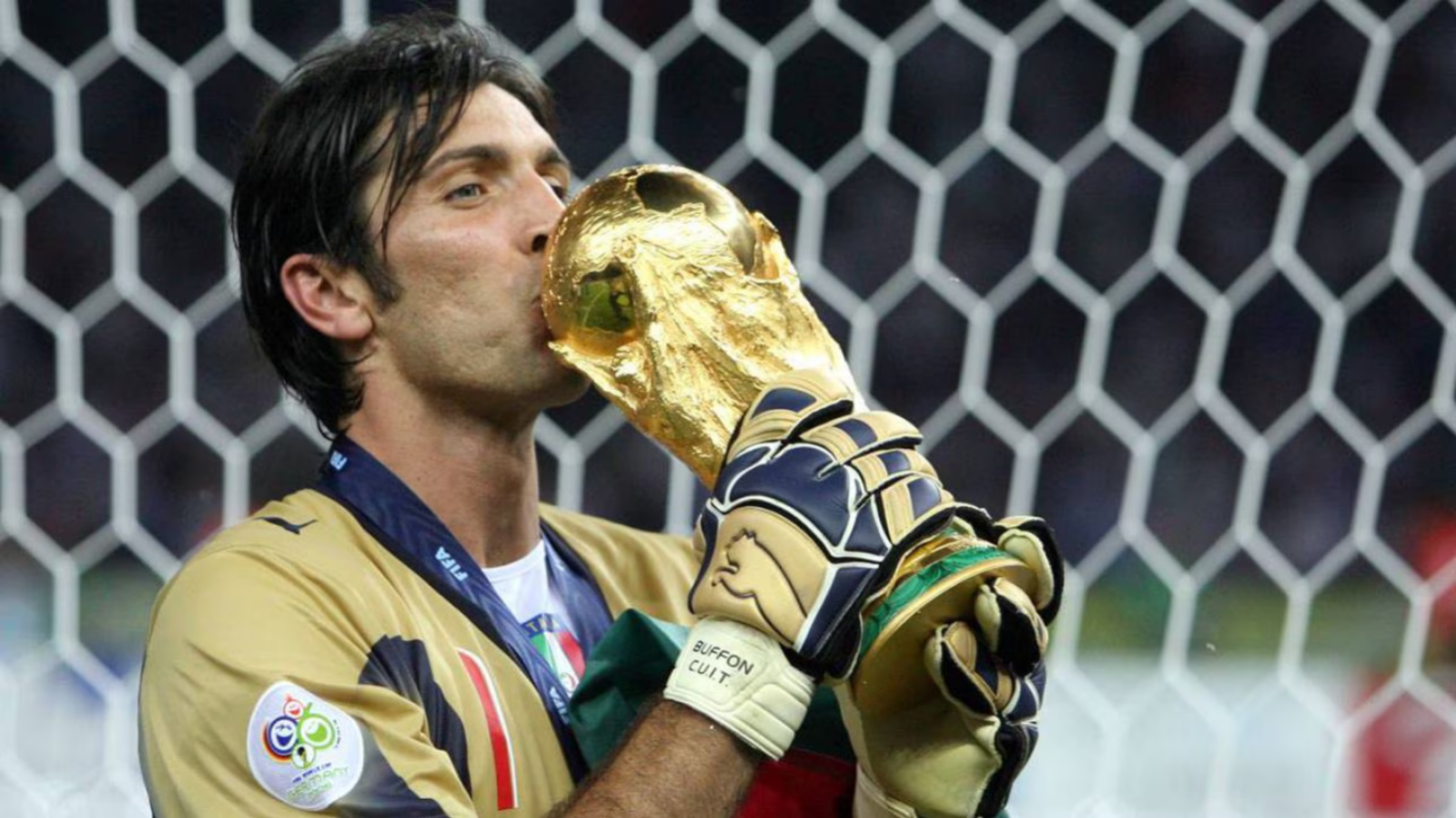 Imagen Buffon campeón del mundo en 2006. Foto AFP.