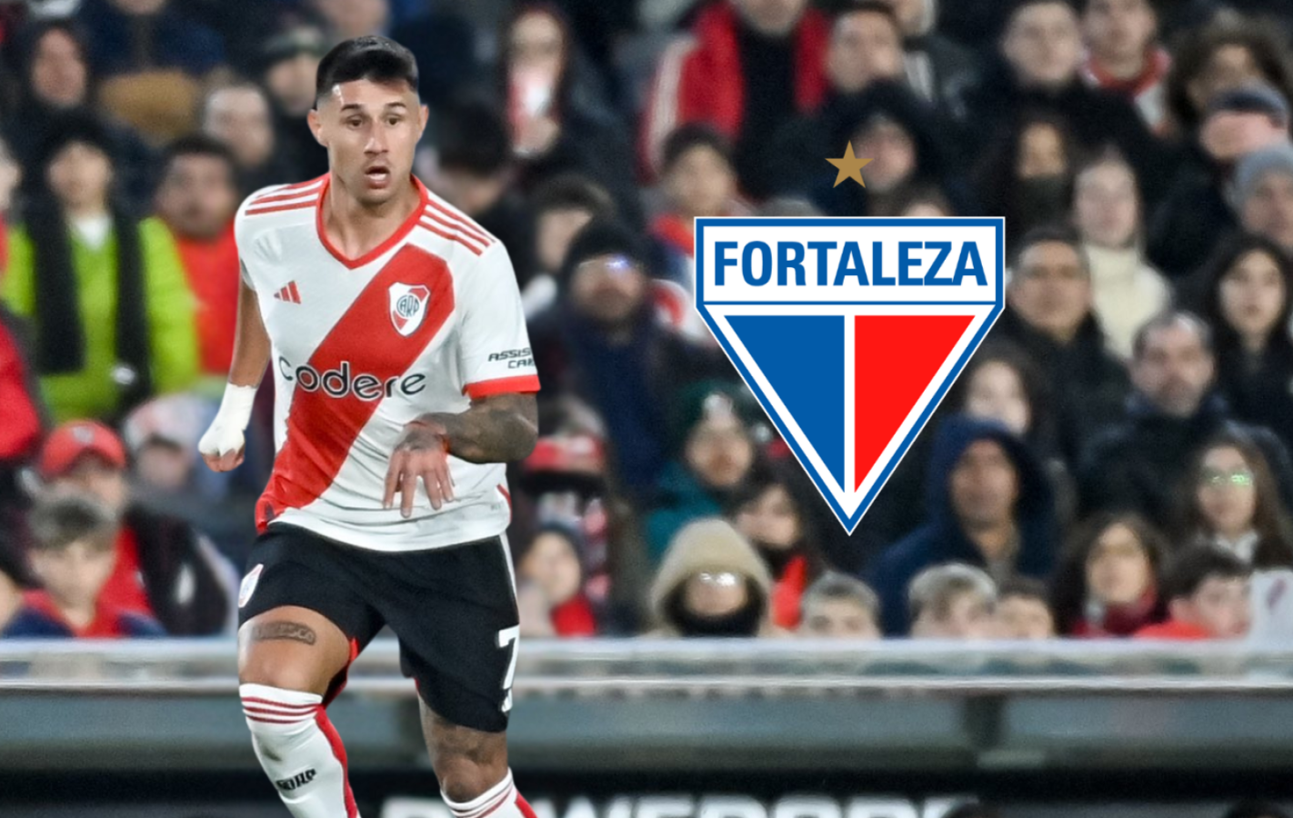 Imagen Adam Bareiro se va de River y jugará en Fortaleza. Foto: River