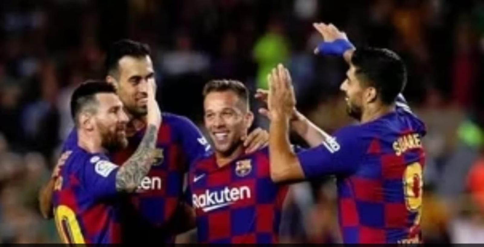 Imagen Messi, Busquets, Jordi Alba y Luis Suárez. ¿Se repetirá el cuarteto en Miami?