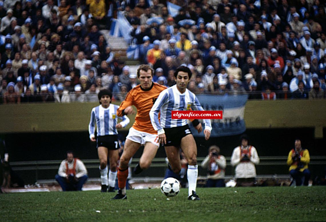 Imagen Disputando la final del Mundial de 1978.