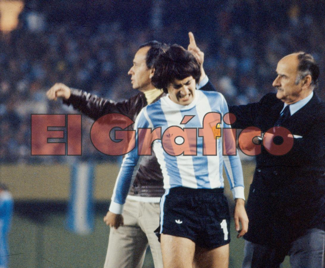 Imagen El Beto Alonso con la camiseta de la Selección Argentina.