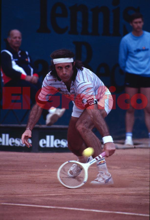 Guillermo Vilas, padre del tenis moderno en la Argentina.