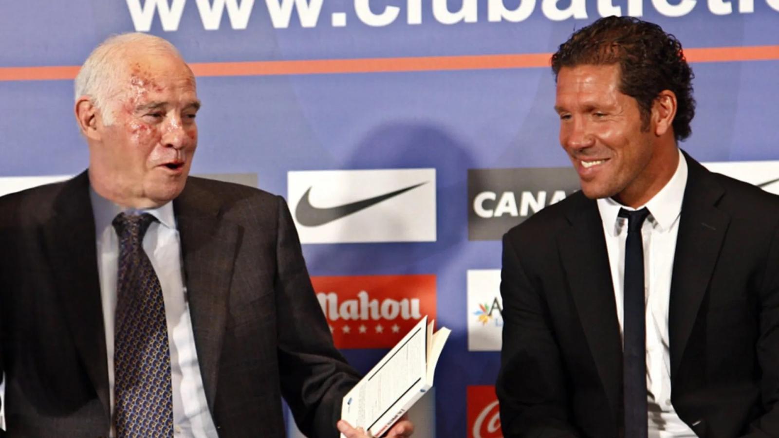 Imagen Diego Simeone alcanzó a Luis Aragonés e hizo historia.