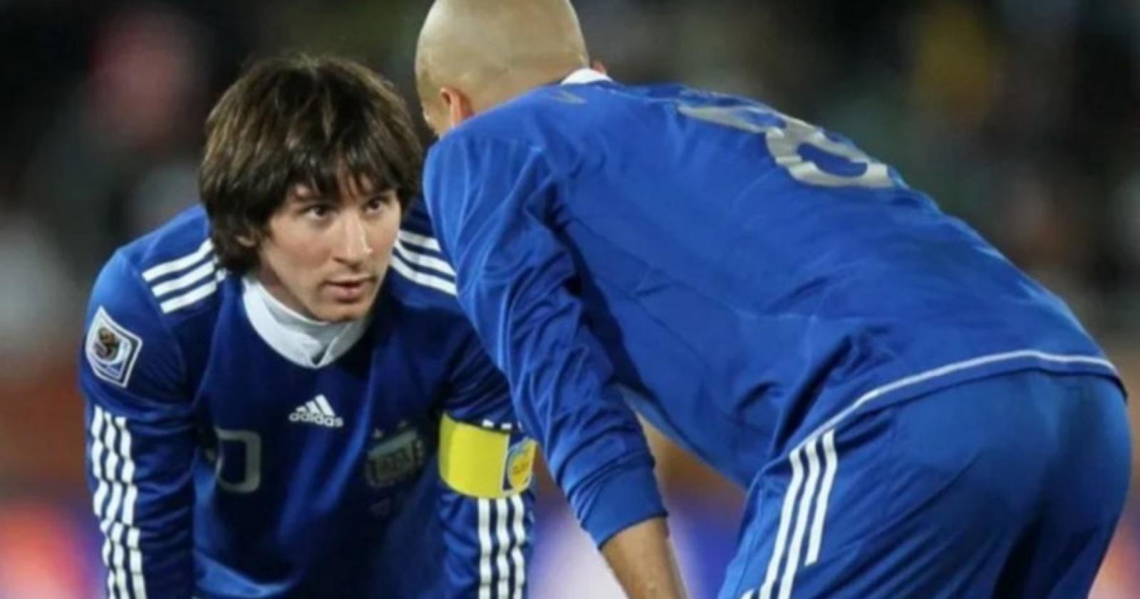 Imagen Verón recordó la primera arenga como capitán en un Mundial de Leo Messi.