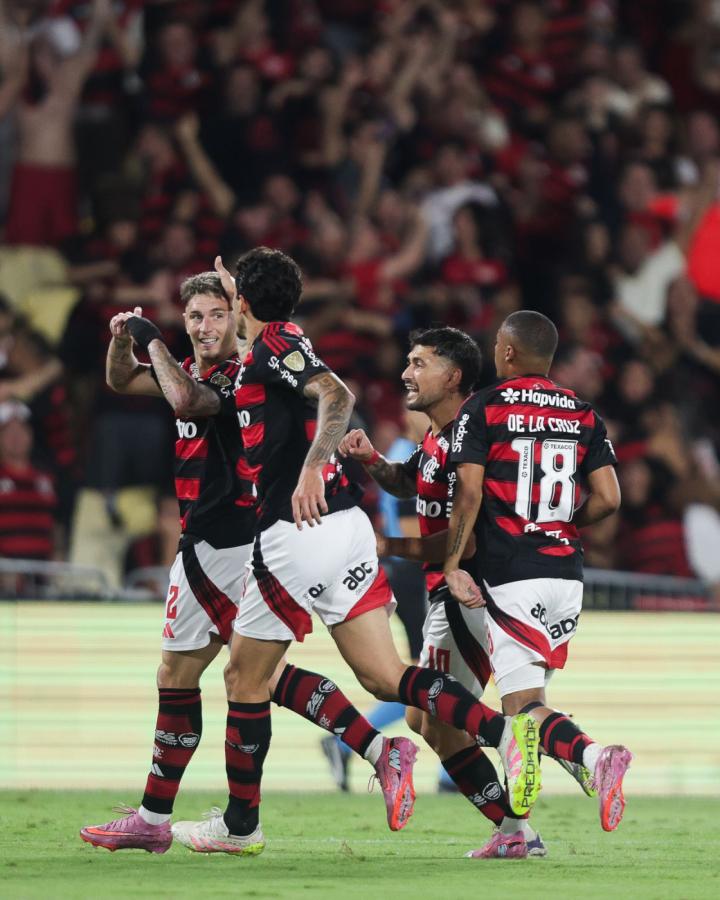 Imagen Flamengo fue demoledor durante gran parte del duelo con el Pincha.