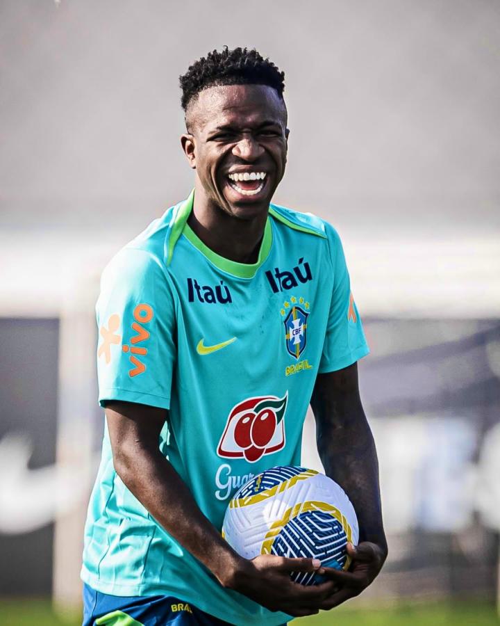 Imagen Vinicius se movió diferenciado pero jugaría ante Argentina.