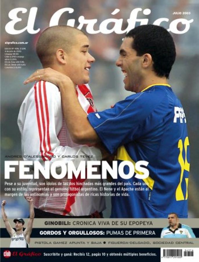 Imagen Julio de 2003: Boca estaba a un paso de ganar la Copa Libertadores con un Tevez magistral