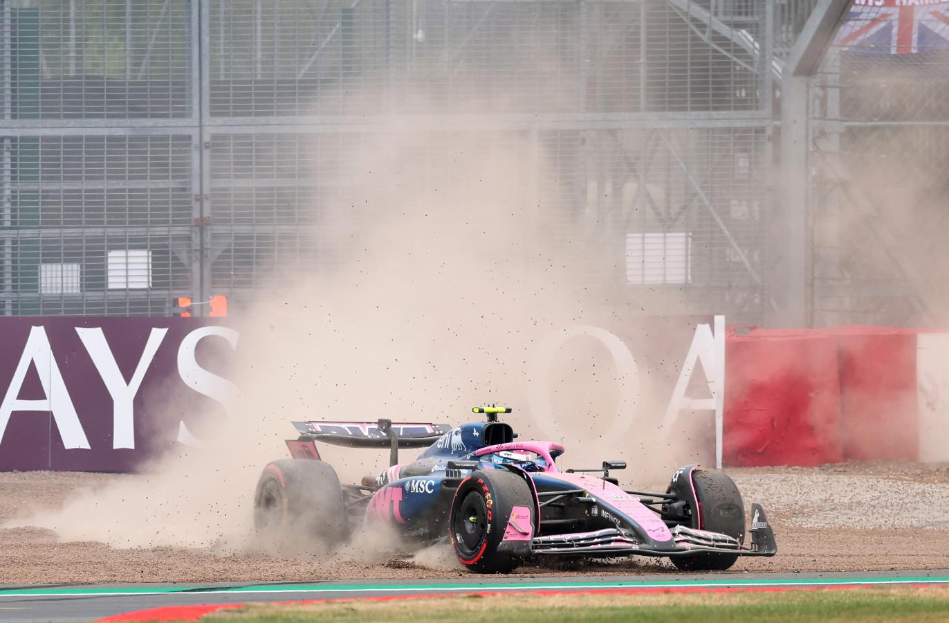 Imagen de Así fue el trompo de Colapinto en Silverstone