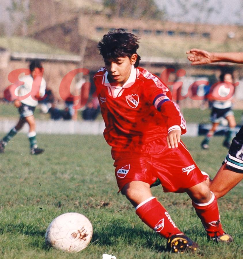 Imagen Sergio Agüero en las inferiores de Independiente