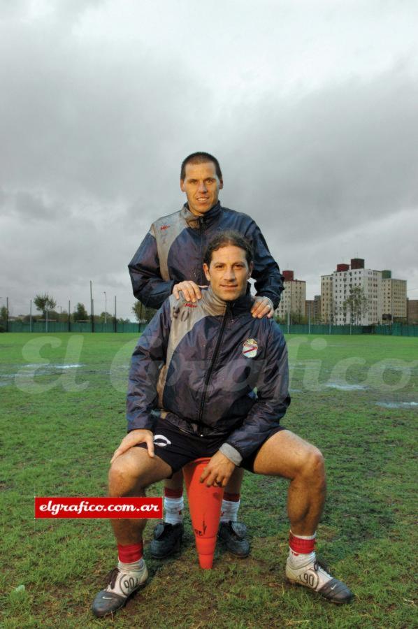 Imagen Junto a Javier Mazzoni en Arsenal.